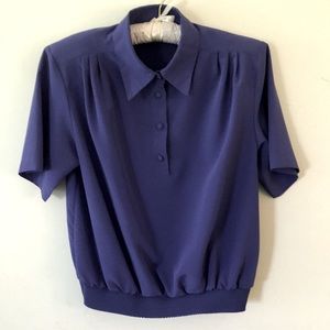 Vintage Yves St Clair Petites Blouse Sz 14P